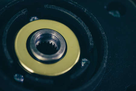 Device made of plastic and metal. Vintage mechanism. Retro device.の写真素材