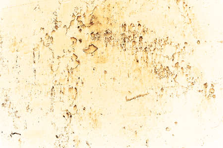 Vintage yellow background. Rough painted wall of aspen gold color. Imperfect plane of golden...