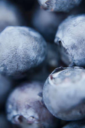 fresh blueberries closeup .texture bluenerry, selective focusの写真素材