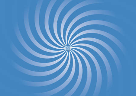 Abstract background with white twisting lines over blue