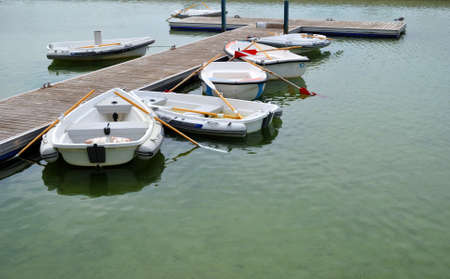 Boats in the pierの写真素材