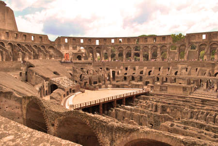 Inside the Roman Colosseum 