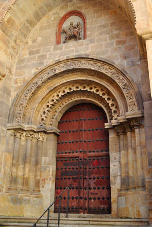 Church of San Martin in Avila (Spain)の写真素材