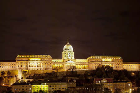 Buda Castle in Budapest  Hungary の写真素材