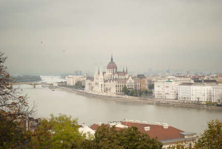 The Parliament of Budapest  Hungary の写真素材