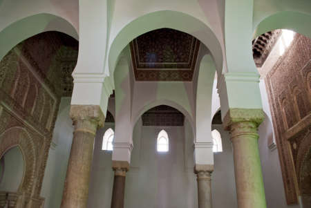 The Saadiens Tombs in Marrakech  Morocco のeditorial素材