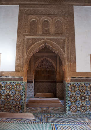 The Saadiens Tombs in Marrakech  Morocco のeditorial素材