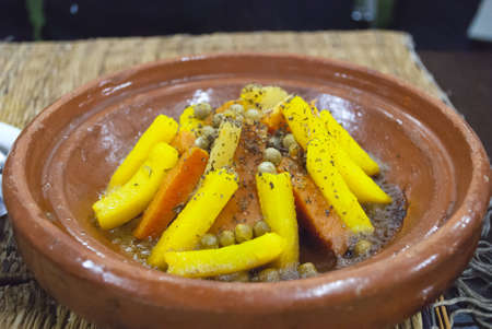 Tajine typical of Marrakech, Moroccoの写真素材