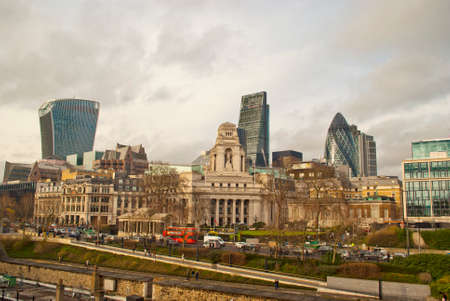 Skyline of london, Englandの写真素材