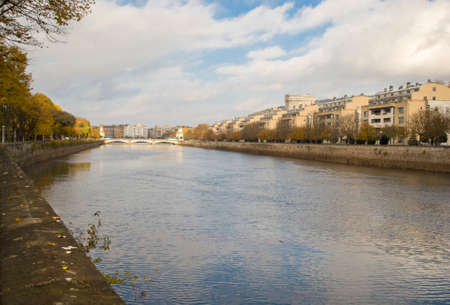 View of the San Sebastian River in Spain