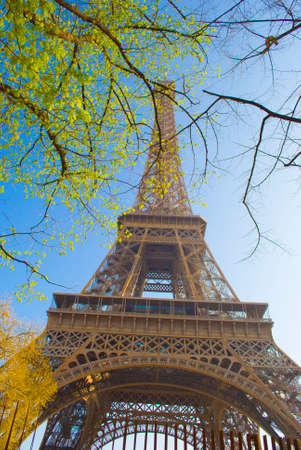 The Eiffel Tower in Paris, Franceのeditorial素材