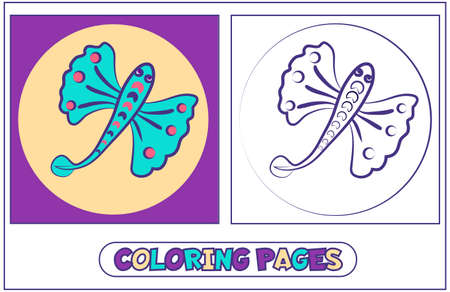 Flying Fish Coloring Book2のイラスト素材