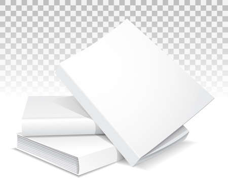 mockup books vectorのイラスト素材