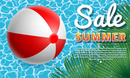 Inflatable ball banner4のイラスト素材