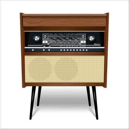 Radiola retro vector2のイラスト素材