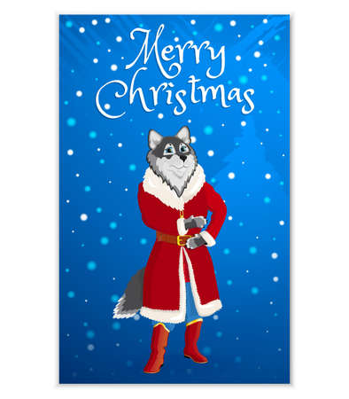 Christmas cards with characters1のイラスト素材