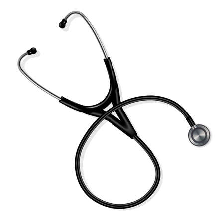 stethoscope realistic vectorのイラスト素材