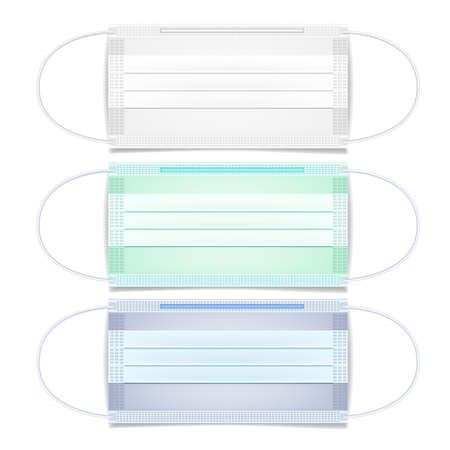 medical mask vectorのイラスト素材