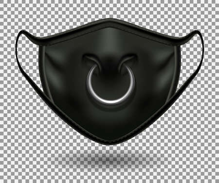 carnival protective mask illustrationのイラスト素材