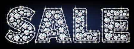 Sale of diamondsの写真素材