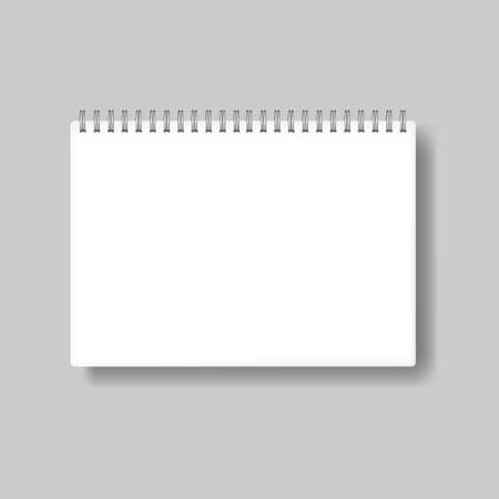 Wall calendar for planning mock up vectorのイラスト素材