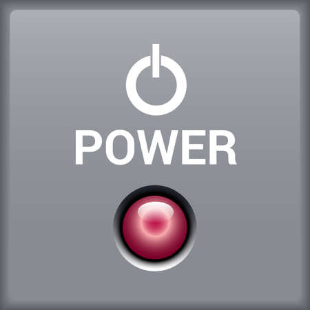 Power signal light on gray background vectorのイラスト素材