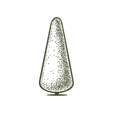 Topiary pictogram vector sketch shearing plants icon 13のイラスト素材