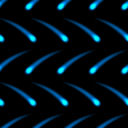 neon light effects comet tails seamless patternのイラスト素材