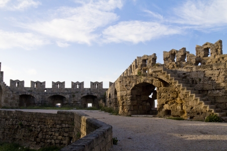 a landscape of  rhodes island の写真素材