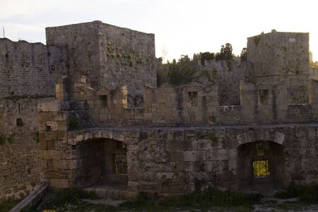 a landscape of  rhodes island の写真素材