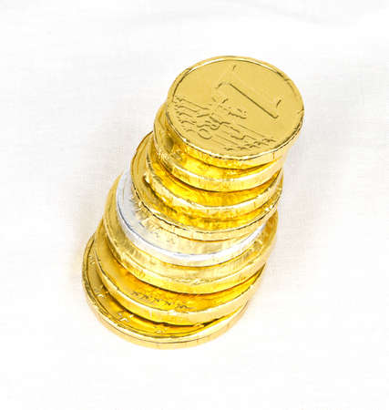 chocolate moneyの写真素材
