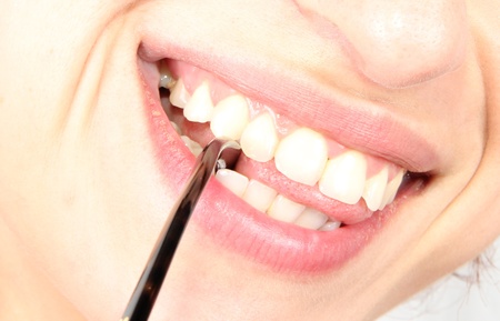 woman mouthの写真素材