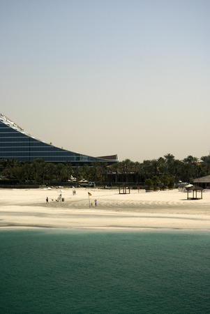 Public beach of Dubai, UAE, United Arab Emiratesの写真素材
