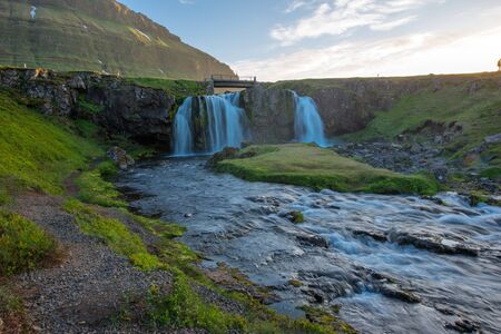 Kirkjufell, Snaefellsnes peninsula, Icelandの写真素材