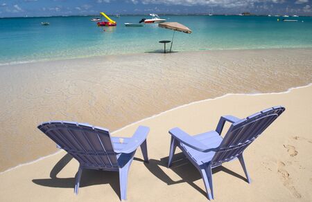 Saint Martin, Caribbean sea