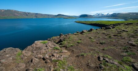 Hvalfjordur Fjord, Icelandの写真素材