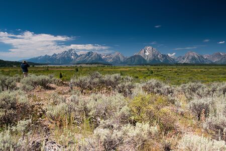 Grand Teton National Parkの写真素材