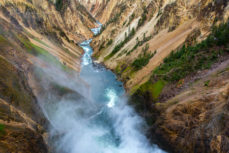 Grand Canyon of Yellowstoneの写真素材
