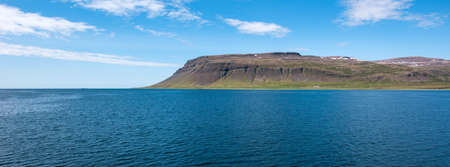 Bardastrond Fjord, Westfjords, Icelandの写真素材