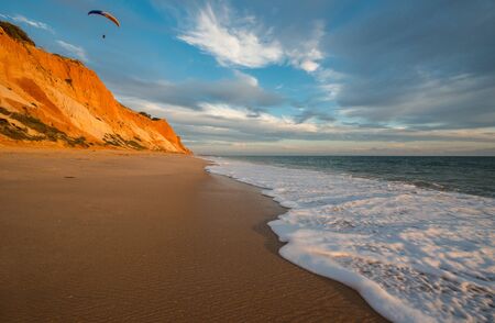 Praia da Falesia, Algarve, Portugalの写真素材