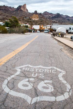 Route 66 signの写真素材