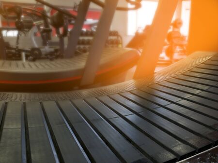 equipment for training in the gymの写真素材