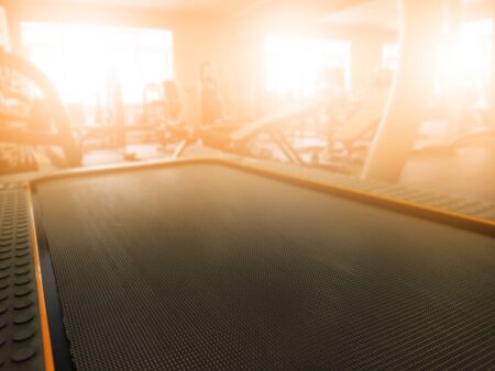 Gym and equipment in the sunsetの写真素材