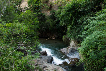 Waterfall Coroico in Boliviaの写真素材