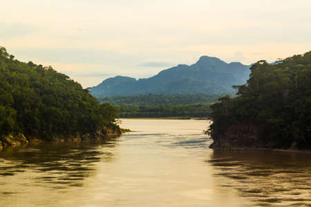 Jungle Community in Rurrenabaque - Amazon Rainforest in Boliviaの写真素材