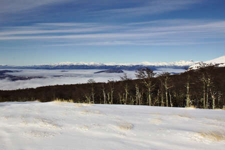 Sky Station El Fraile - Coyhaique, Carretera Austral, Chileの写真素材