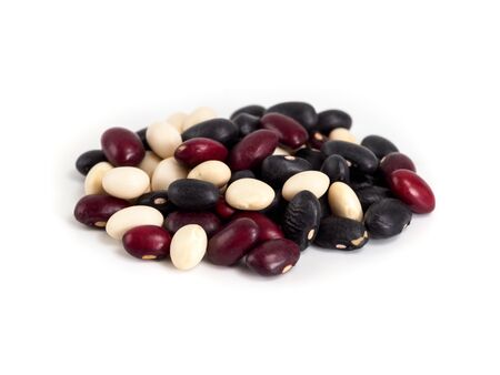 Kidney beans isolated on white background.の写真素材