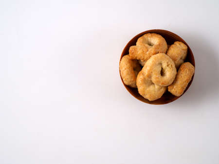 Taralli - traditional Italian tasty snack.の写真素材