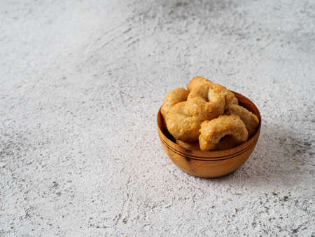 Taralli - traditional Italian tasty snack.の写真素材