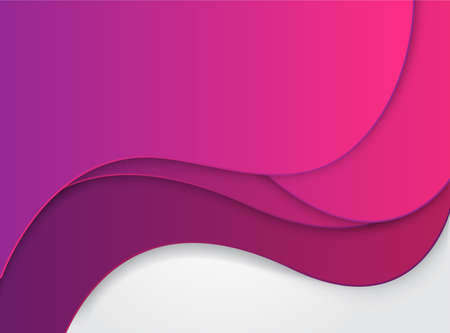 Abstract background with pink wavesのイラスト素材